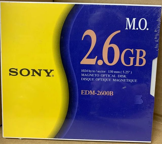 DISCHI MAGNETO-OTTICI 2.6 GB SONY EDM-2600B