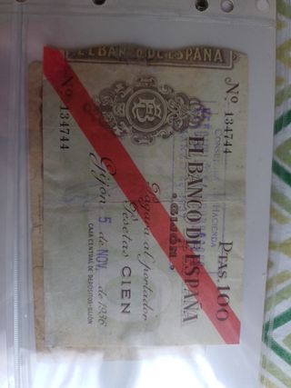 Coleccion Billetes de gijon