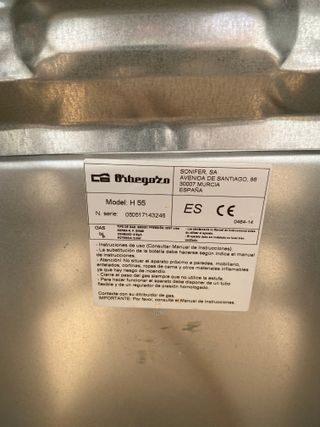 Estufa catalítica Orbegozo H55