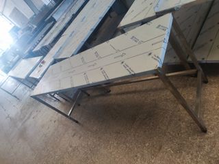 MESA DE ACERO INOX LARGA