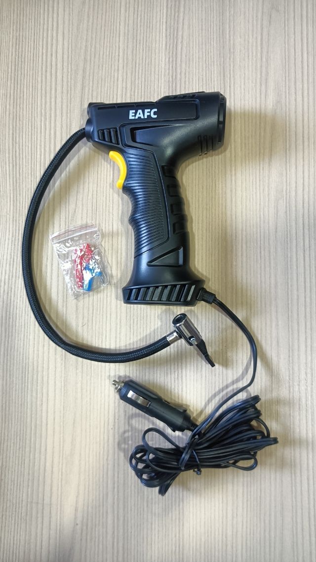 Mini compresor de aire digital 12v coche moto