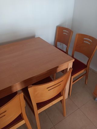 MESA COMEDOR + SILLAS