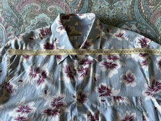 Camicia stile floreale manica corta