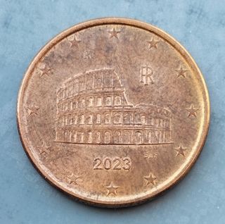 39 Monedas de 5 céntimos