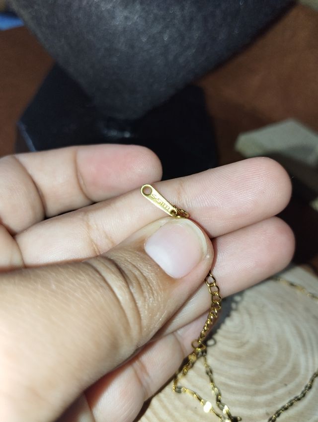 Collar cadena de acero inoxidable