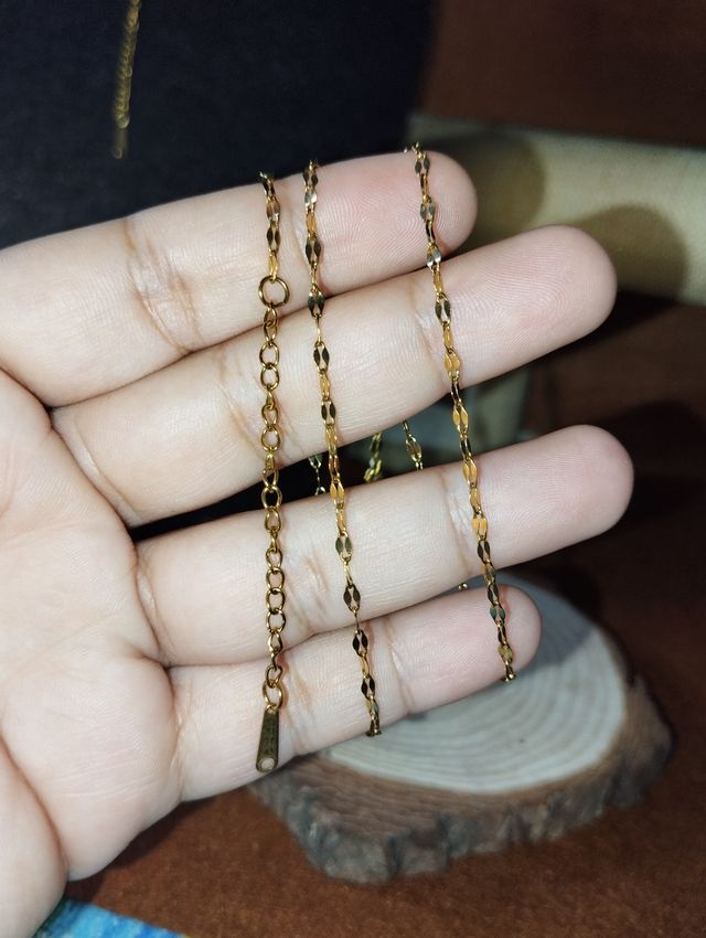 Collar cadena de acero inoxidable