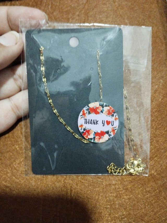 Collar cadena de acero inoxidable