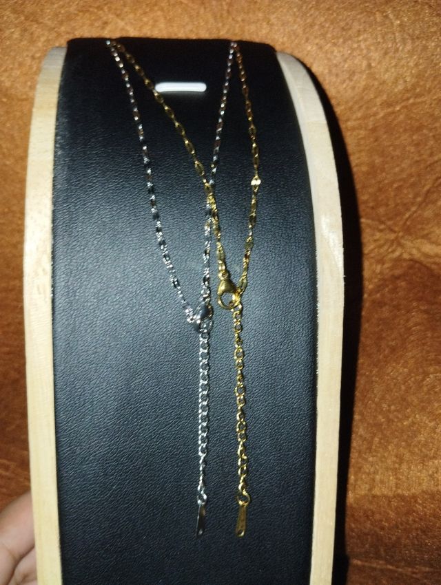 Collar cadena de acero inoxidable