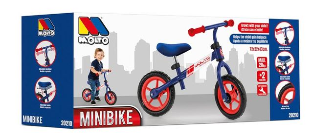 Bicicleta sin pedales - Minibike Azul Molto