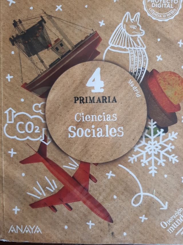 Libro sociales cuarto 4 primaria