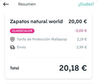 Zapatos verano Natural World N*39 Gris