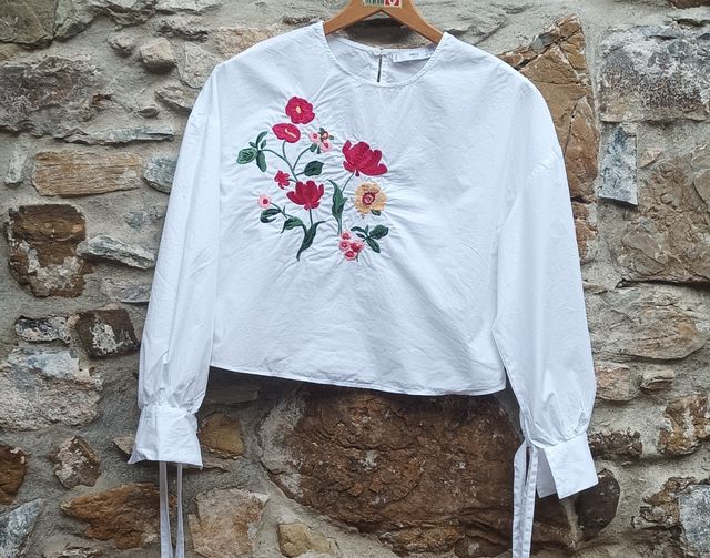 Blusa mujer Xs Mango.