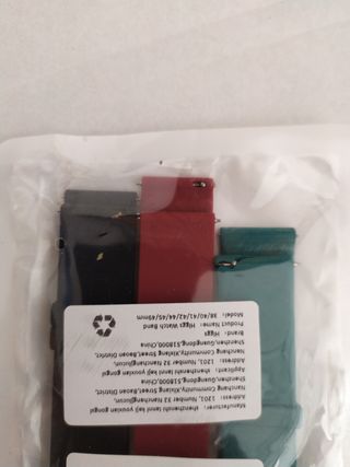 2 pares Correas silicona Garmin