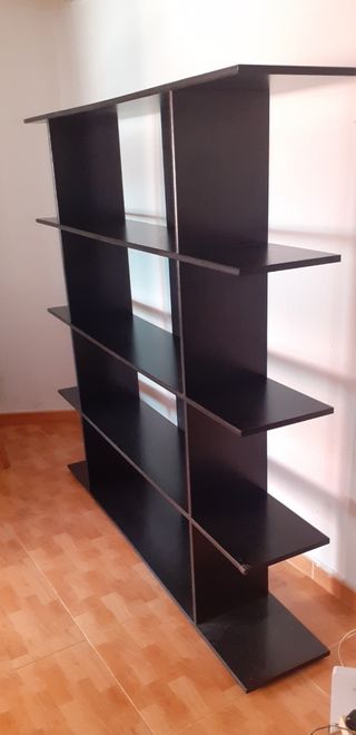 Estanteria libreria color Negro 