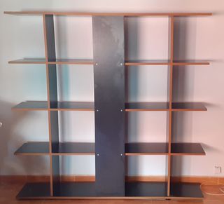Estanteria libreria color Negro 