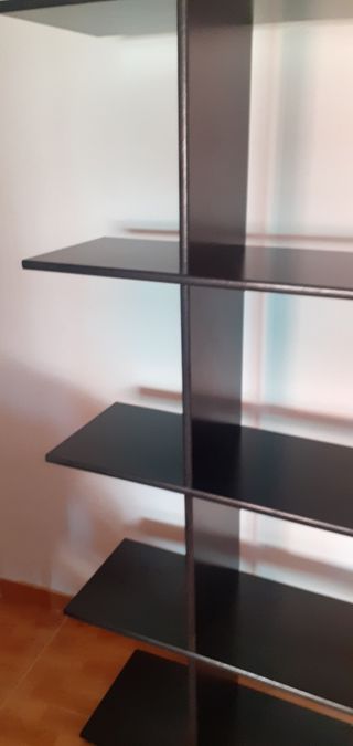 Estanteria libreria color Negro 