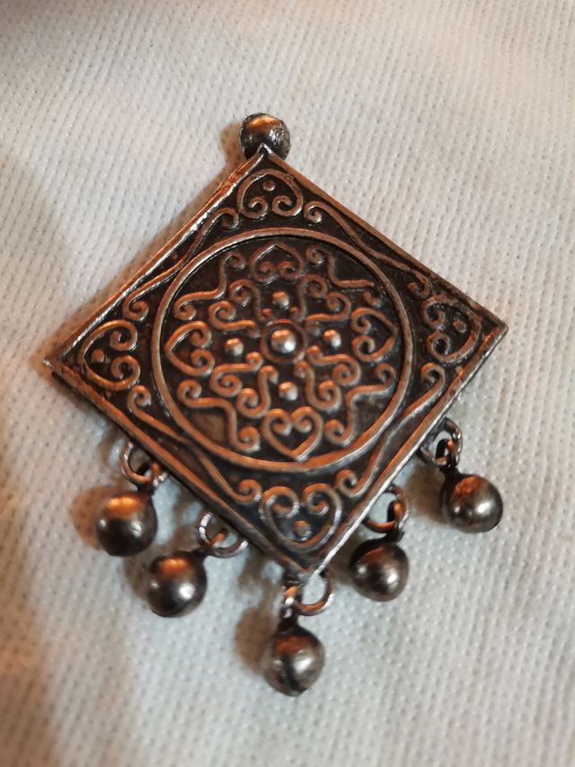 Pendente argentato etnico Egiziano