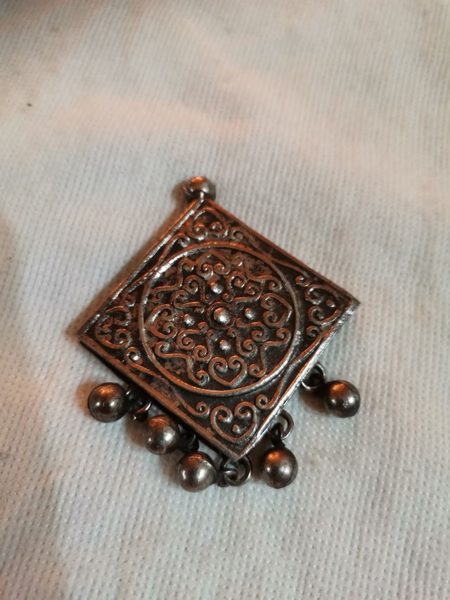 Pendente argentato etnico Egiziano