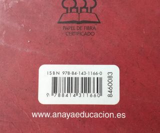 Libros de latín y griego de 1° Bach.