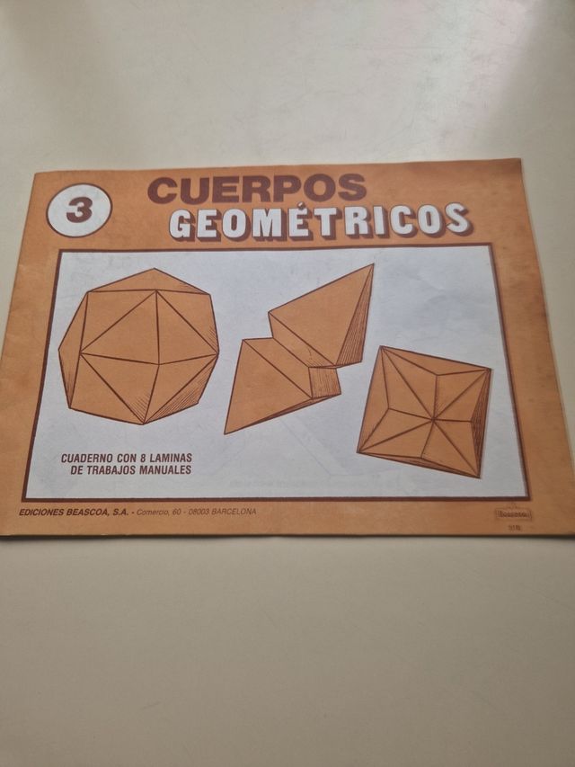 Láminas cuerpos geométricos manualidades