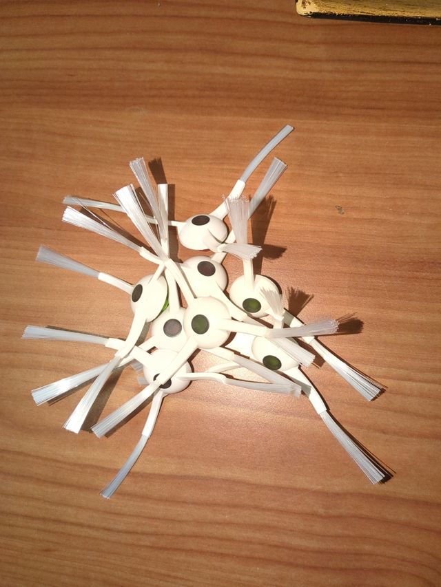 Spazzole robot ecovax verdi e ros