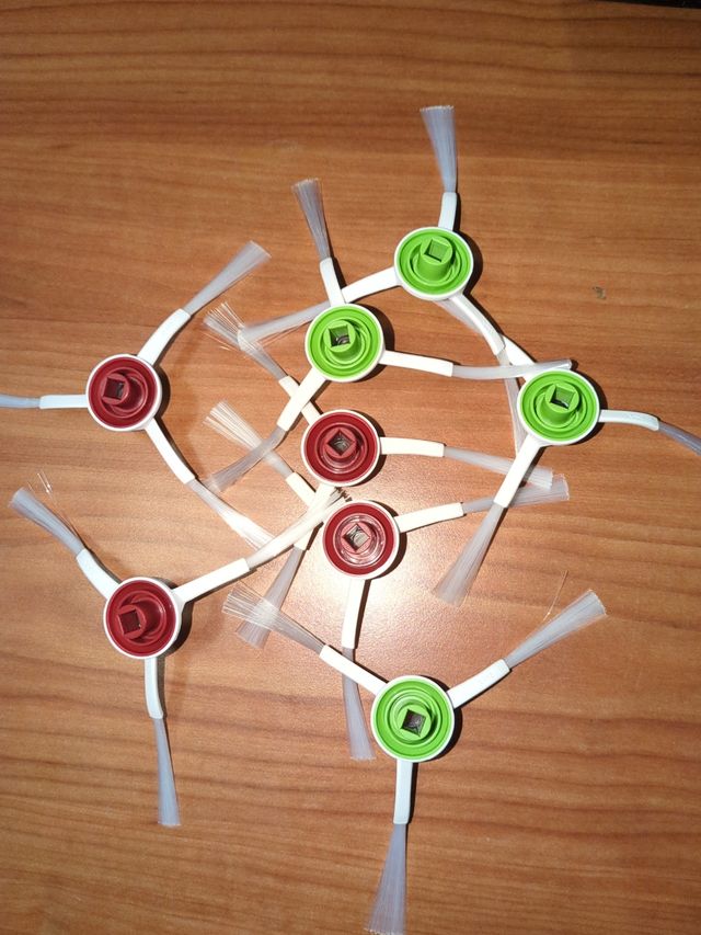 Spazzole robot ecovax verdi e ros