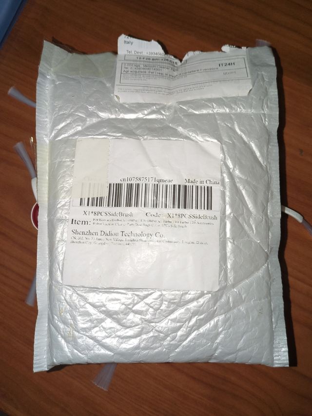 Spazzole robot ecovax verdi e ros