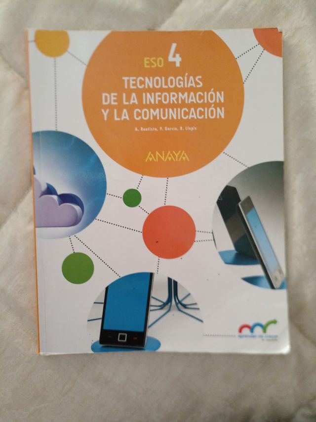 Libro TIC para 4 ESO de Anaya