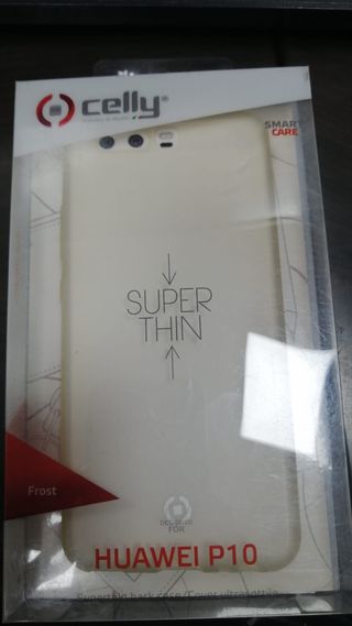 Cover celly in gomma bianca per huawei p10