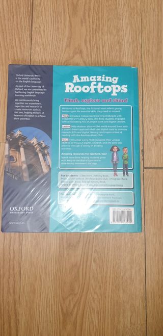 Libro inglés Amazing Rooftops 4 primaria
