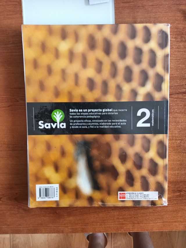 Libro matemáticas 2°ESO sm savia