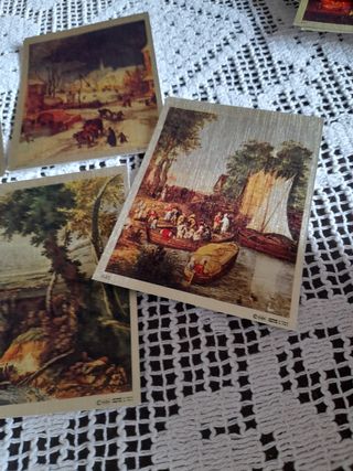 Quattro stampe paesaggi laminati