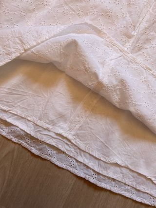 Vestido corto verano bordado talla M Pull & Bear