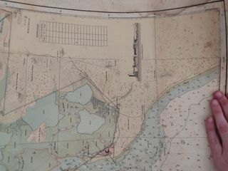 Carta náutica Puerto de Cádiz 1970