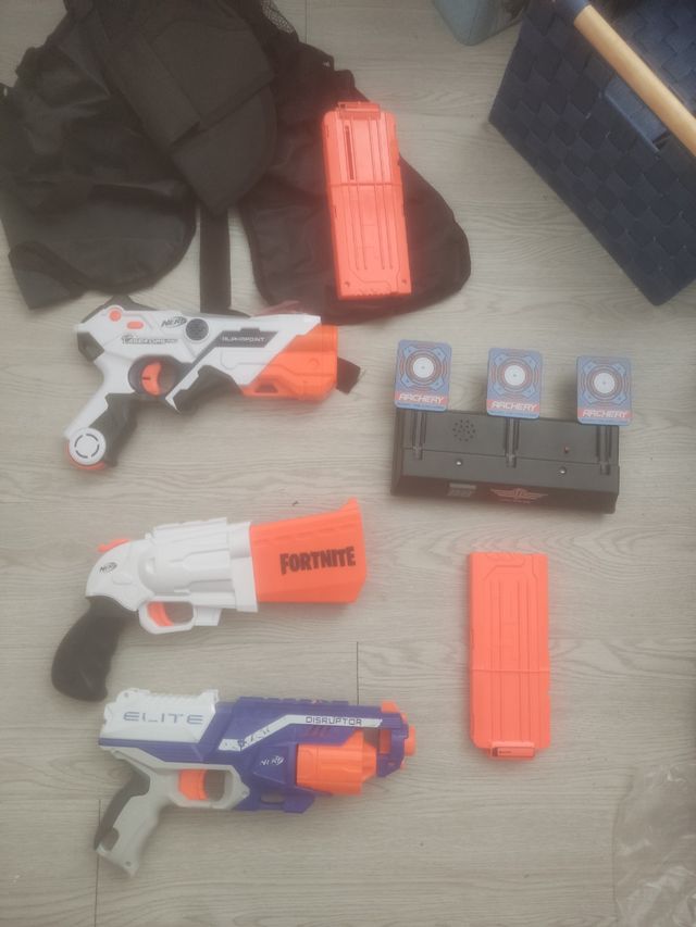 Pistolas Nerf Fornite