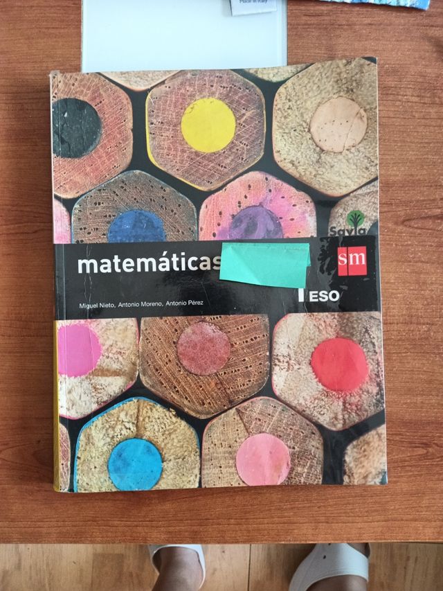 Libro matemáticas sm savia 1°ESO