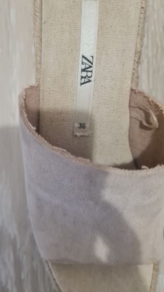 Sandalias Cuña Alta ZARA Talla 36