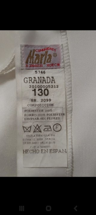 Vestido de comunión
