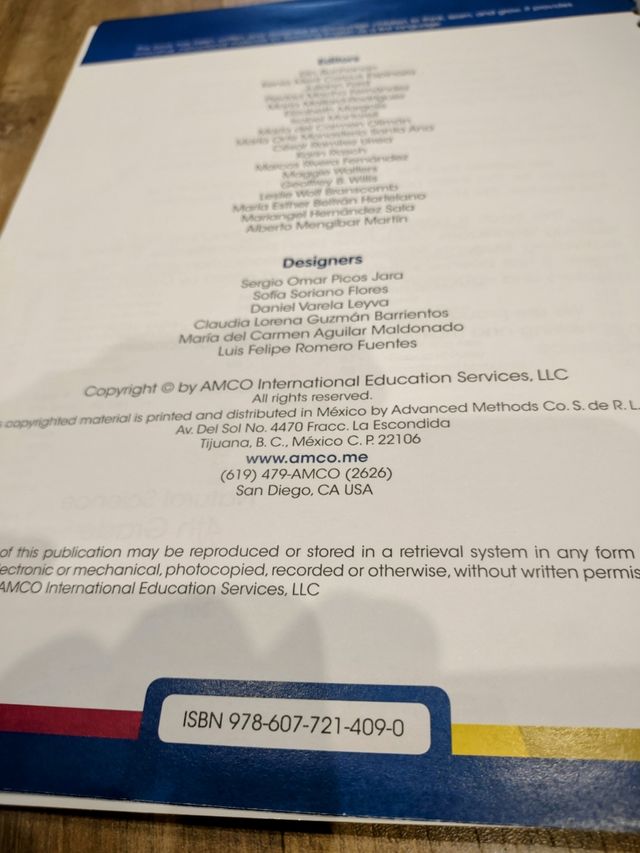 NATURAL SCIENCE. AMCO. 4° primaria.