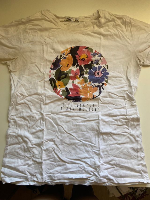 Pack 3 camisetas Stradivarius talla M