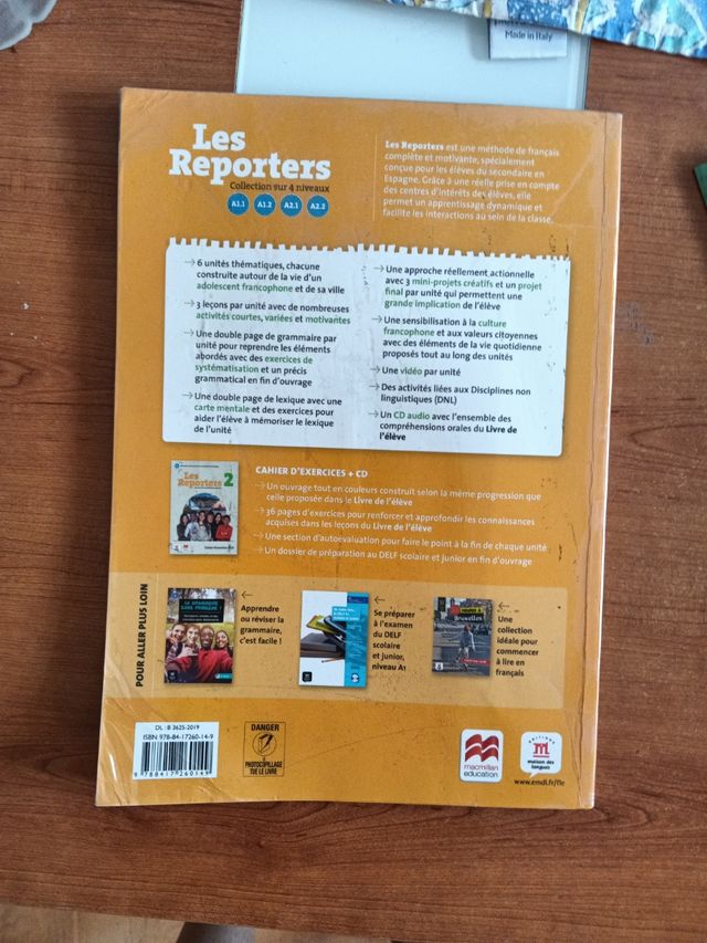 Libro Francés Les Reporters 2