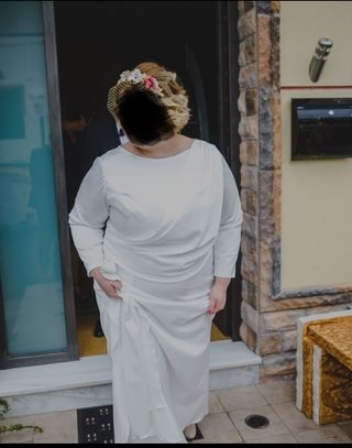 Vestido de novia talla grande (un uso)