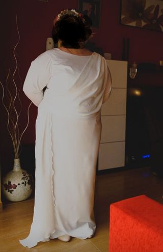 Vestido de novia talla grande (un uso)