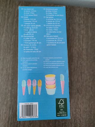 Set gelato 9 pz