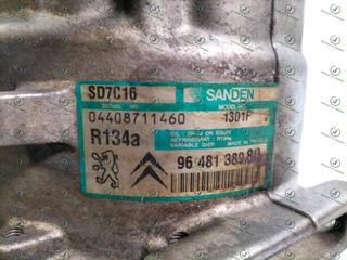 9648138980 COMPRESOR AIRE ACONDICIONADO PEUGEOT 40