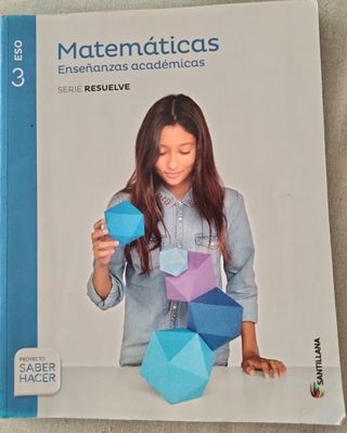 Libro de matemáticas 3°Eso
