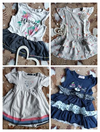 Set vestitini estivi 6-9 mesi