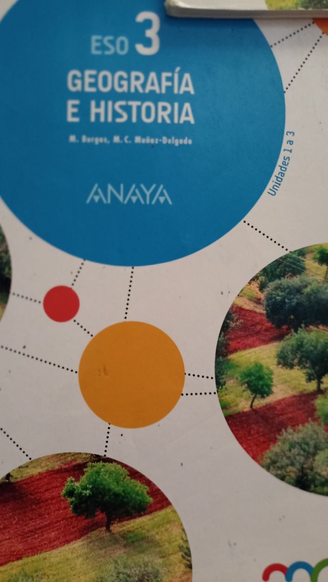 Lote 3 libros Geografía e Historia 3ESO