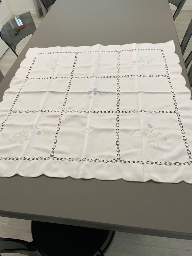 Copri tavolo 85x85cm nuovo 