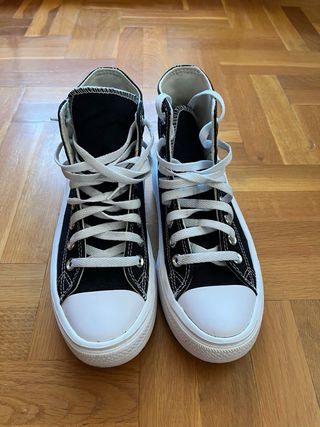 Zapatillas de corte alto, marca converse